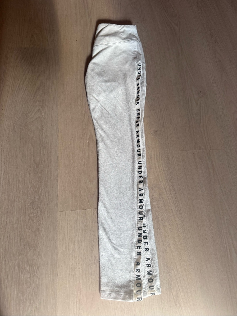 Under Armour light gray Women's Leggings with Side Logo Tape